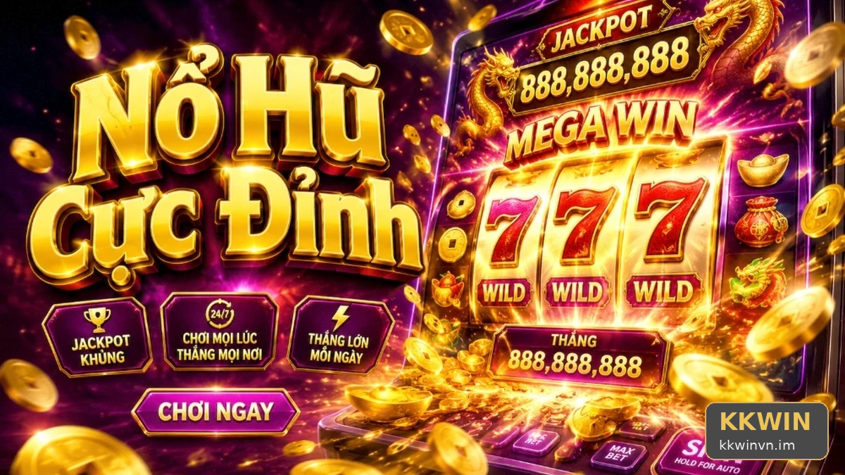 Theo Dõi Jackpot Tại KKWIN 7 Góc Nhìn Về Cảnh Nổ Hũ Và Slot Khi
